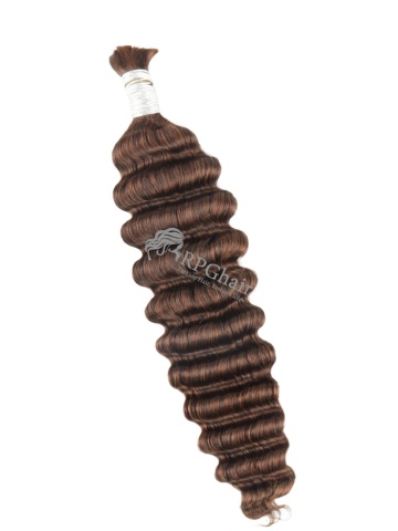 #4#30 Mix Color Blend Loose Deep Wave Bulk Human Braiding Hair [BK10]