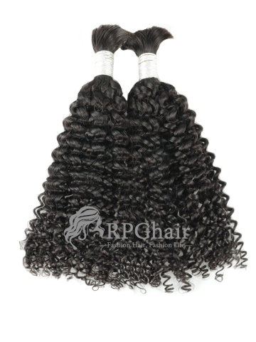 Kinky Curly Bulk Hair Extensions for Braiding[BK04]