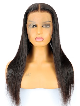 Silky Straight Virgin Brazilian Hair Glueless Lace Front Wigs[LFW15]