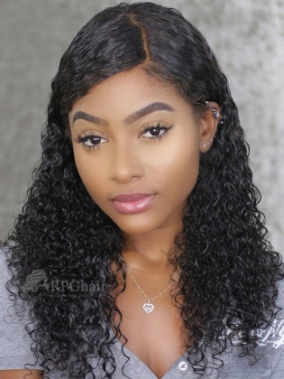 Water Wave Brazilian Virgin Hair Glueless Lace Front Wig[LFW16P]