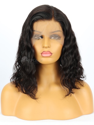 Loose Curly Brazilian Virgin Hair BOB Style Lace Wig[BCT08]