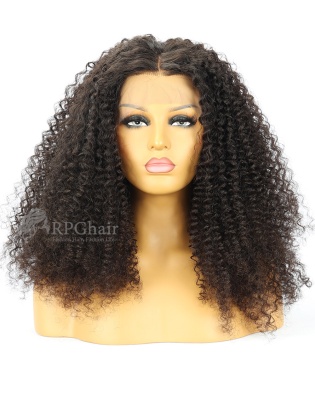 20'' Water Wave High Quality Brazilian Virgin Hair Lace Front Wig [RFS016]