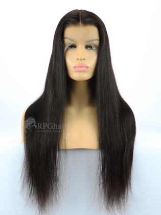 Pre-Plucked 4.5" Parting Lace Front Wig Silky Straight Indian Remy Hair[LFW81P]