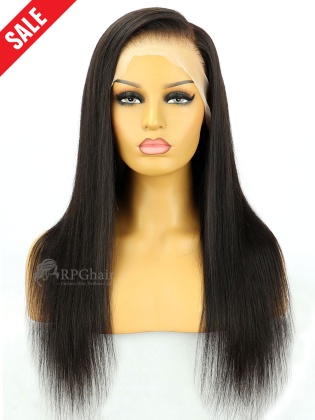 New Clean Hairline 6'' Parting Silky Straight Lace Front Wigs-Transparent Lace [LFW91]