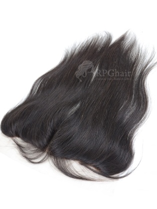 Indian Remy  Hair Lace Frontal Silky Straight Natural Color