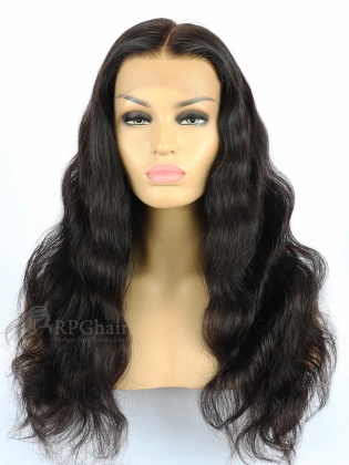 Indian Remy Human Hair Glueless Lace Front Wig Body Wave Hair