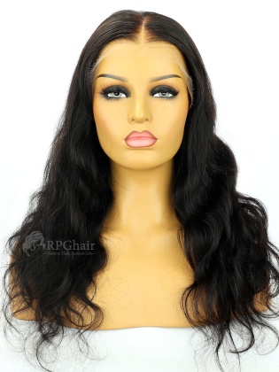 HD Lace 20" 150% Density Body Wave Indian Remy Hair 6'' Parting Lace Front Wig[RFS278]