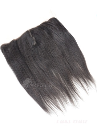 Indian Virgin  Hair Lace Frontal Yaki Natural Color