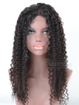 Water Wave Virgin Brazilian Hair Glueless Lace Front Wigs