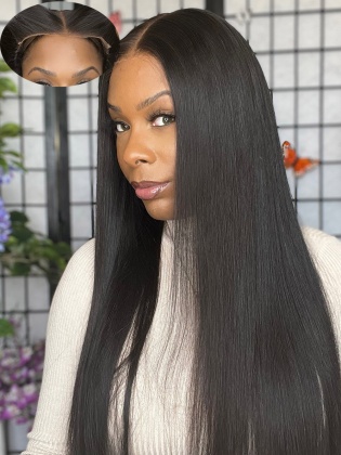 5x5 Glueless HD Lace Wig Silky Straight Hair [LFW54]