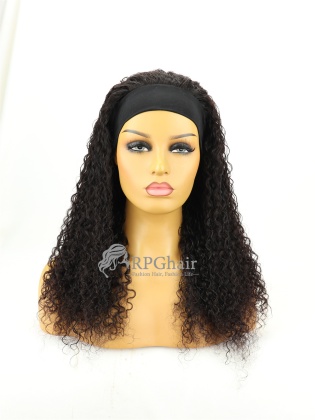 Headband Wigs Sexy Curly Indian Remy Hair [HBW13]