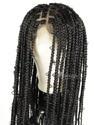 34" Fancy Boho Box Braided Knotless Full Lace Wig [BFW06]