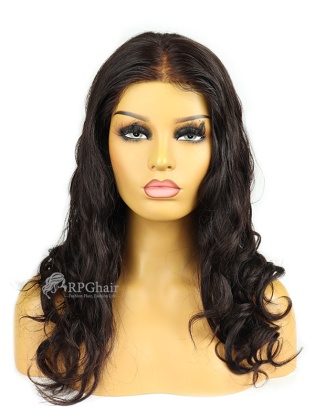 Cut Lace Body Wave 16Inch 130% density Brazilian Virgin Hair Lace Frontal Wig[CSL45]