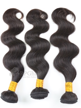 Body Wave Brazilian Virgin Weaft Hair Bundles Natural Color [BW07]