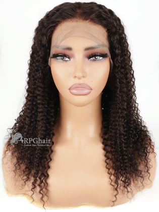 150% Density Kinky Curl Indian Remy Human Hair  Lace Front Wig[CSL07S]