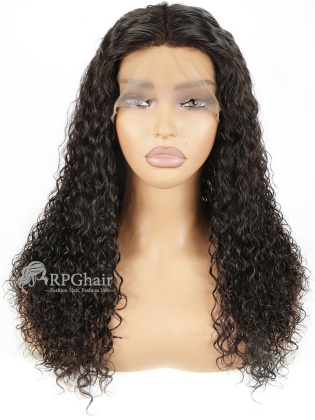 18" 150% Density Curly Hairstyle Brazilian Virgin hair 360 Lace Wig [CSL160]