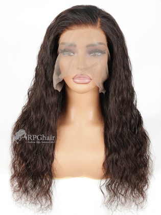 180% Density Wavy Hairstyle Brazilian Virgin Hair Pre-Plucked 360 Lace Wig [CSL203]