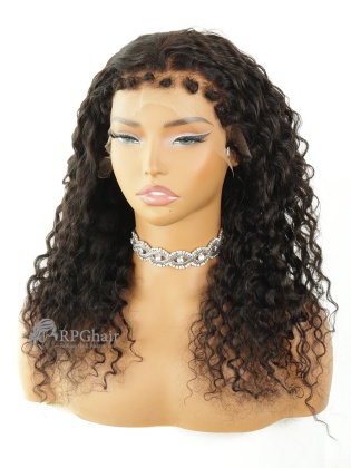 16" 150% Deep Wave With Curly Edges 13x6 HD Lace Wig Human Hair [CSL272]