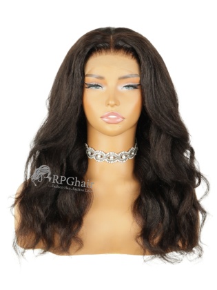 Sandy Silver Brown Silky Straight Wear & Go 5x5 Glueless Swiss Transparent Lace Wig [HCW24]