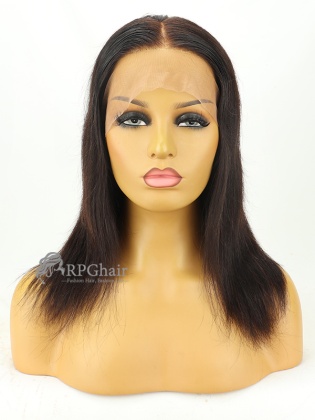 10-16“ Silky Straight Indian Remy Hair 360 Lace Wigs [RFS29C]