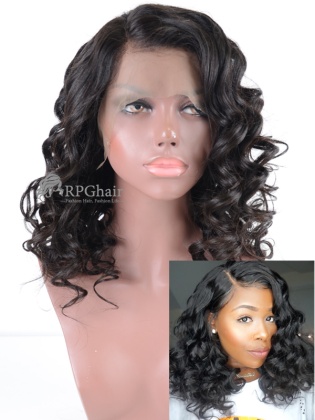 Dominique Inspired Wavy 360 Lace Frontal Wig Indian Remy Hair[LFW57]