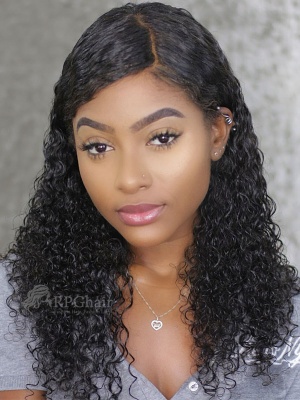 Water Wave Brazilian Virgin Hair Glueless Lace Front Wig[LFW16P]