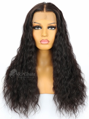 Pretty Big Curly Hair Glueless Lace Front Wigs Indian Remy  Hair[LFW04]