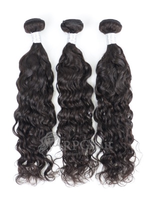 Natural Curl Indian Virgin Hair 3 Bundles Natural Color