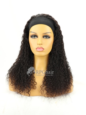 Headband Wigs Curly Indian Remy Hair [HBW11]