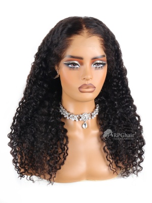 Burmese Curly Lagos Hairline Invisible HD Lace 13x6 Lace Frontal Wig [LFW98]