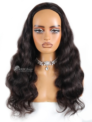 Body Wave 3 In 1 Half Wig Invisible Hairline Draw-strings Wig [HFW22]