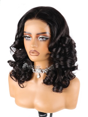 Voluminous Bouncy Curls 250% Big Density Invisible HD Lace Wear & Go Glueless 5x5 Lace Wigs [CSL279]