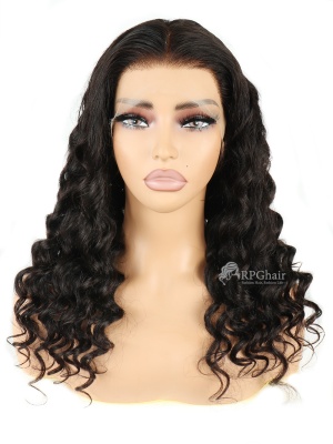 Loose Curl  HD Lace & Pre-plucked Hairline 13x4 Lace Frontal Wig [GFL02]
