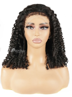 Twisted Curly With Curly Edges HD Lace & 200% Big Density 13x4 Lace Frontal Wig [GFL03]