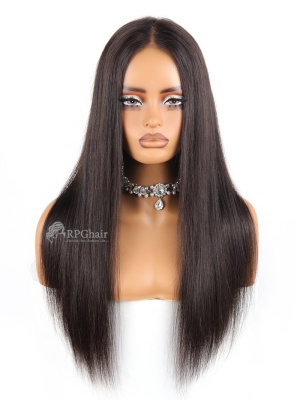 Silky Straight All-In-One Half Wig Invisible Hairline Draw-strings Wig [HFW21]