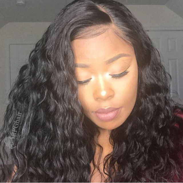 Affordable Indian Remy Hair Glueless Lace Front Wig